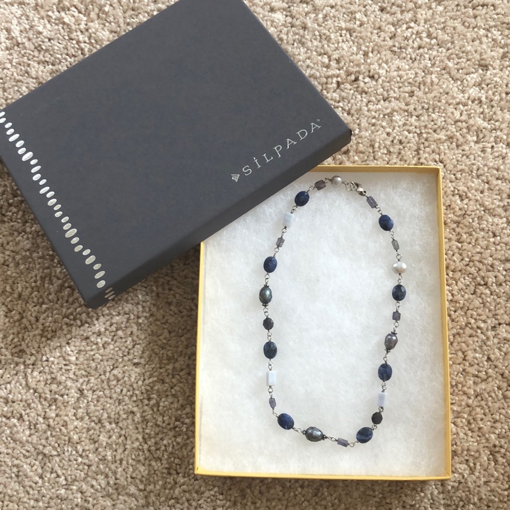 Silpada blue sodalite necklace